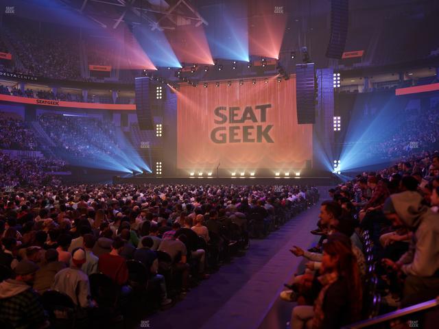 Delta Center - Section 20 Seat View