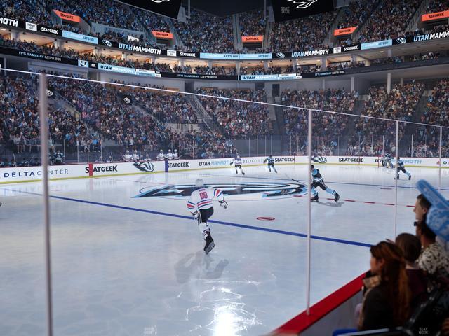 Delta Center - Section 20 Seat View