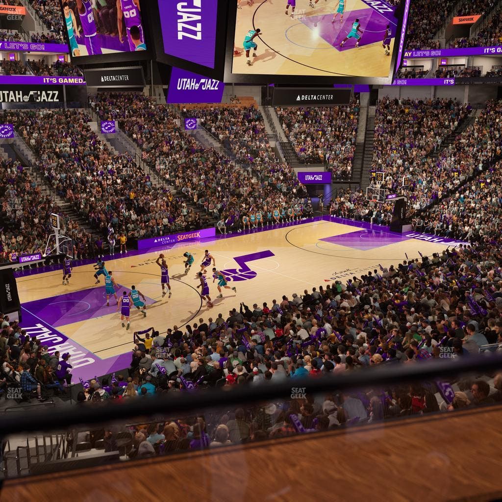 Delta Center - Section 20 Seat View