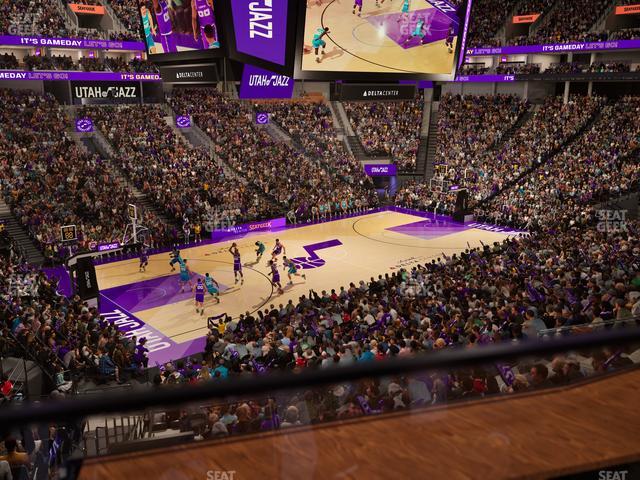 Delta Center - Section 20 Seat View Delta Center - Section 20 Seat View