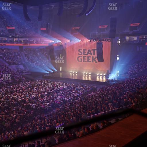 Delta Center - Section 20 Seat View