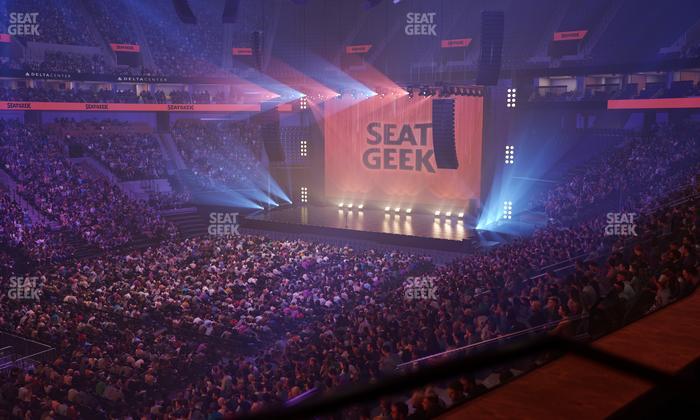 Delta Center - Section 20 Seat View