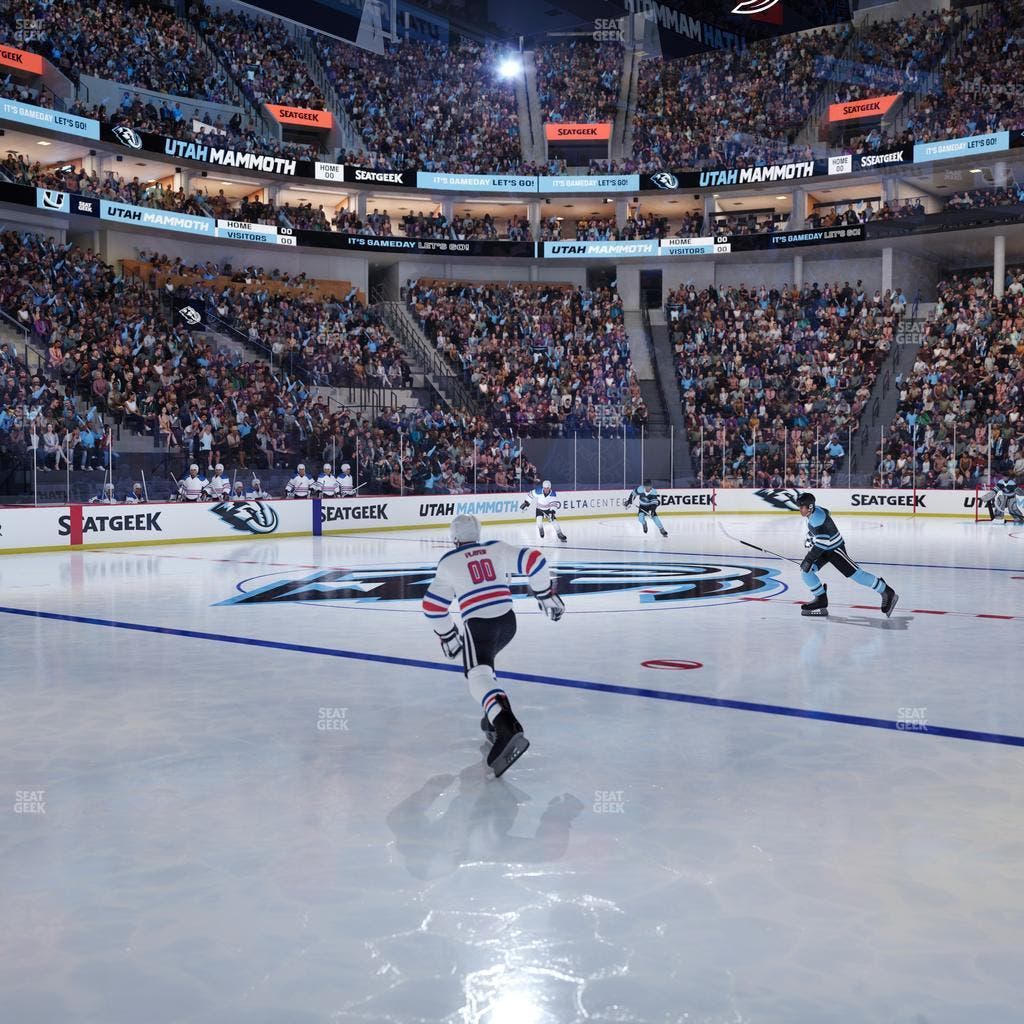 Delta Center - Section 20 Seat View