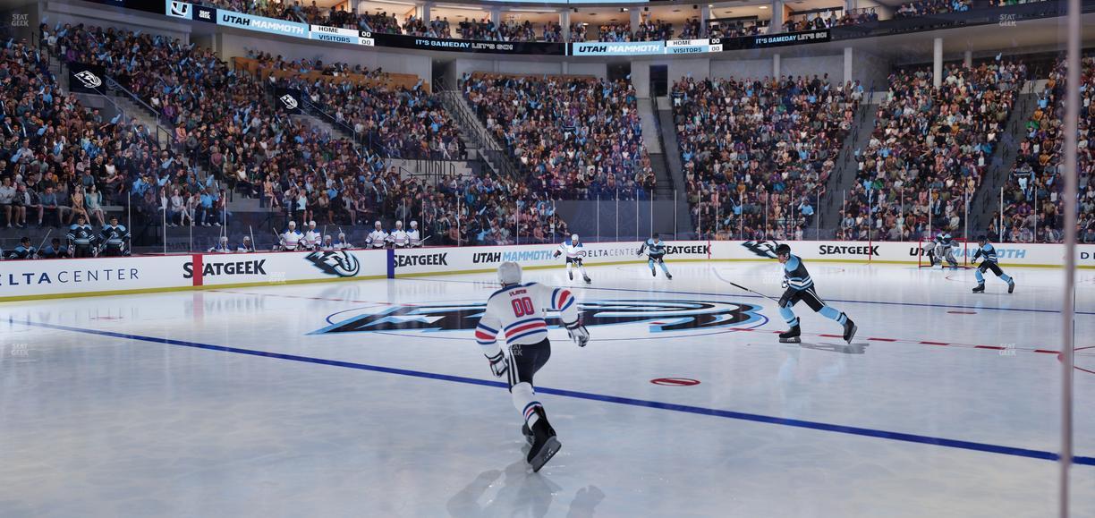 Delta Center - Section 20 Seat View