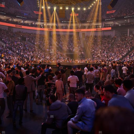 Delta Center - Section 20 Seat View