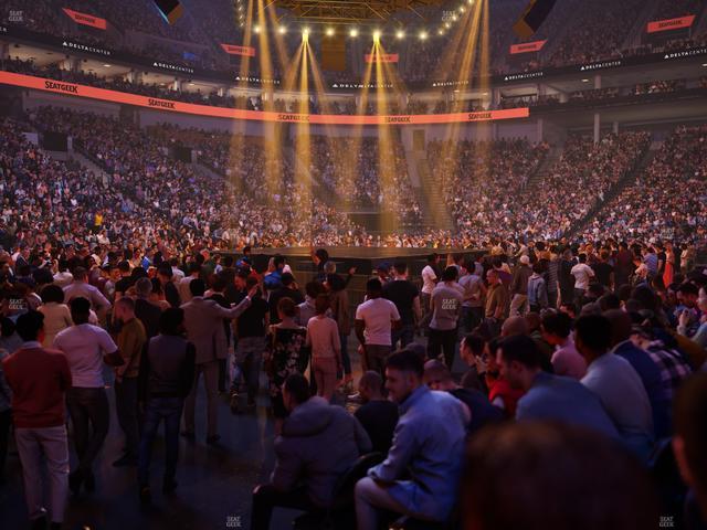 Delta Center - Section 20 Seat View