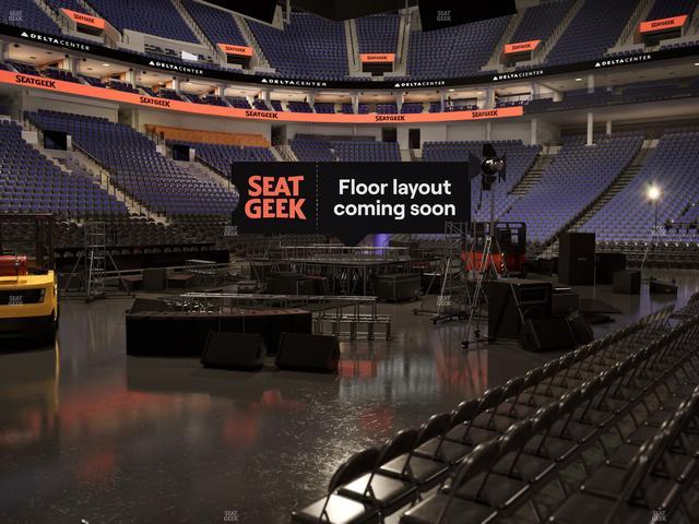Delta Center - Section 20 Seat View