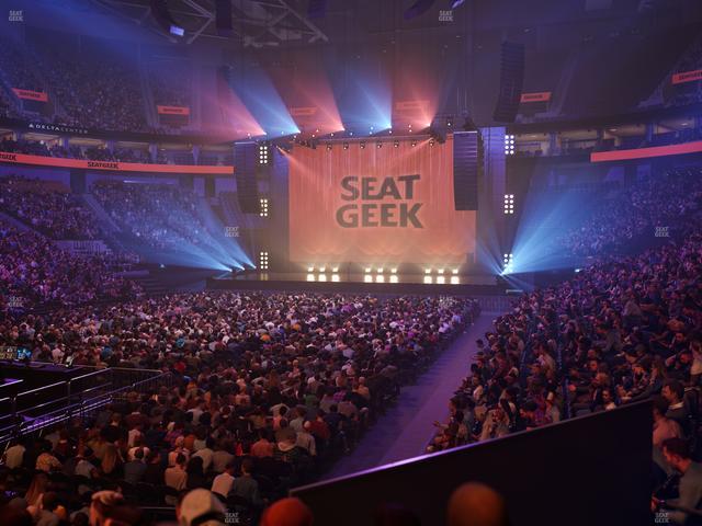 Delta Center - Section 21 Seat View