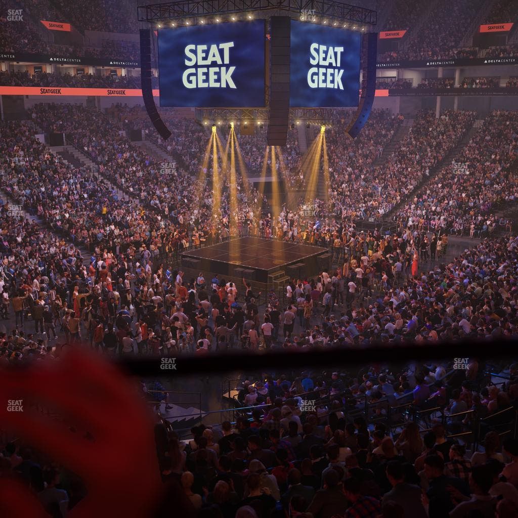 Delta Center - Section 21 Seat View