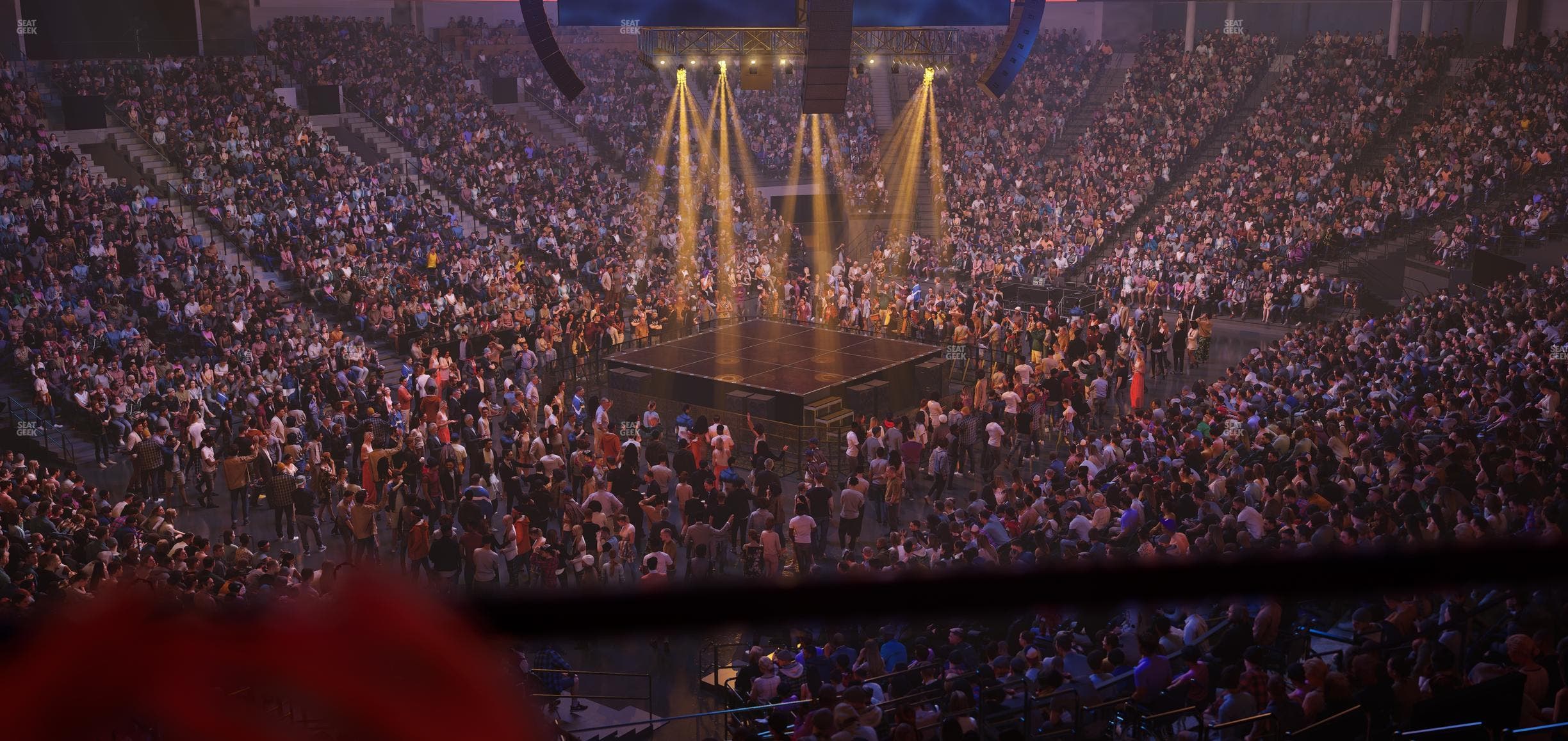 Delta Center - Section 21 Seat View