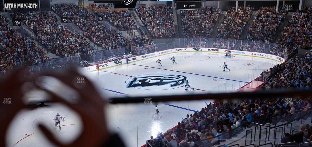 Delta Center - Section 21 Seat View