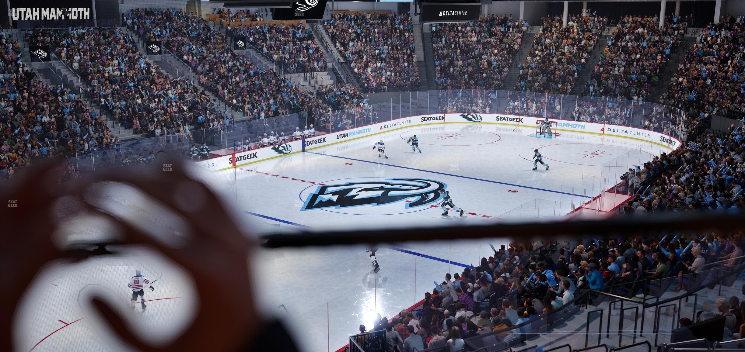 Delta Center - Section 21 Seat View