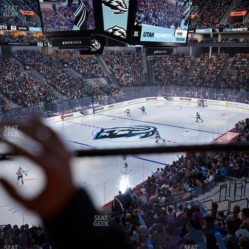 Delta Center - Section 21 Seat View