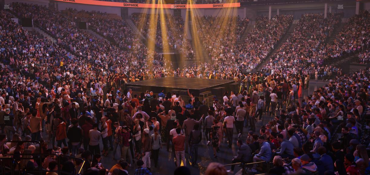 Delta Center - Section 21 Seat View