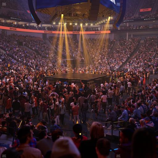 Delta Center - Section 21 Seat View
