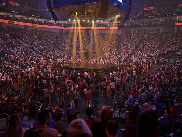 Delta Center - Section 21 Seat View
