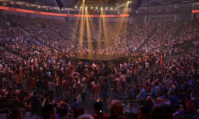 Delta Center - Section 21 Seat View