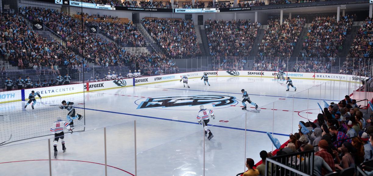 Delta Center - Section 21 Seat View