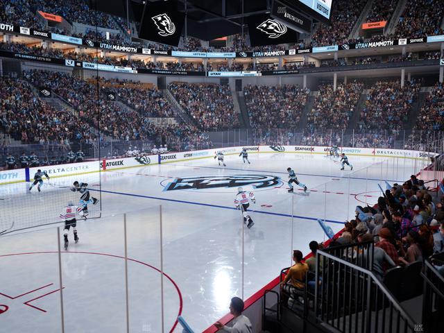 Delta Center - Section 21 Seat View