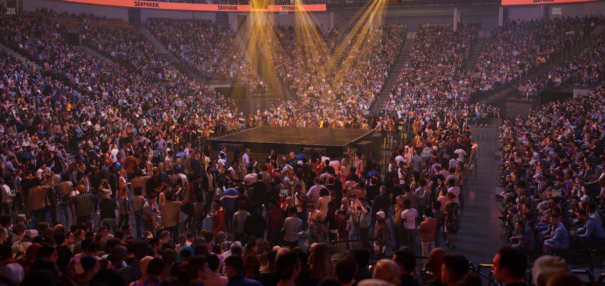 Delta Center - Section 22 Seat View