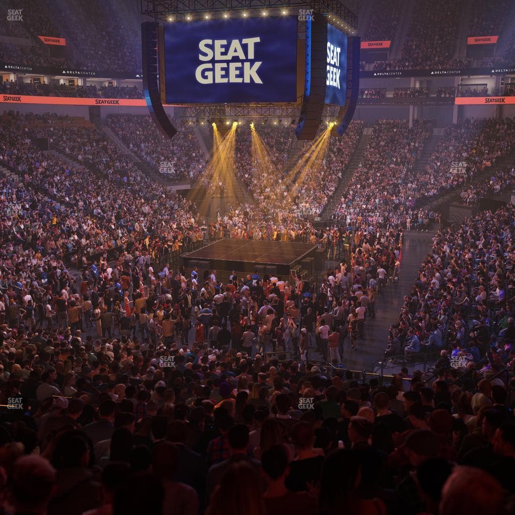 Delta Center - Section 22 Seat View