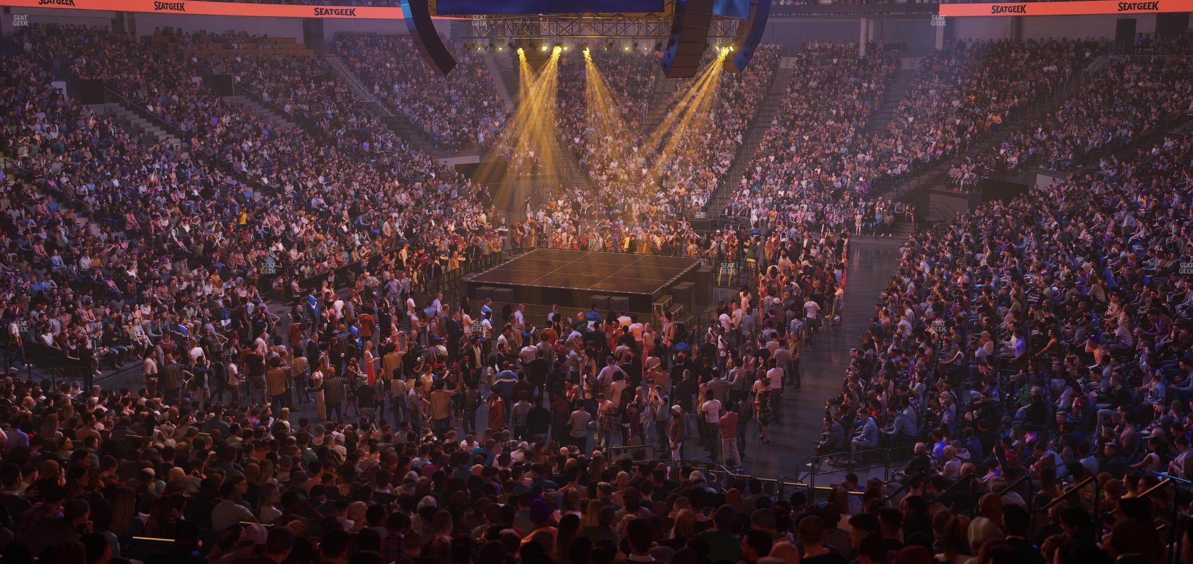 Delta Center - Section 22 Seat View