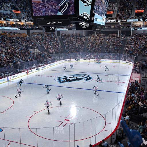 Delta Center - Section 22 Seat View