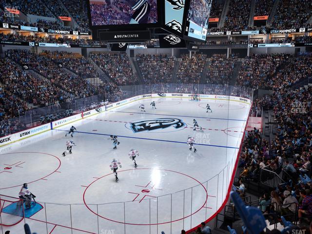 Delta Center - Section 22 Seat View