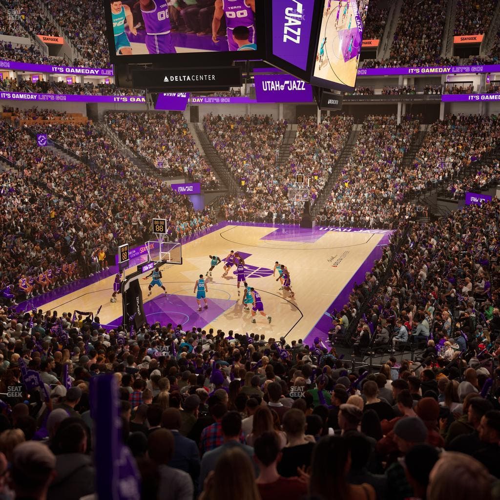 Delta Center - Section 22 Seat View