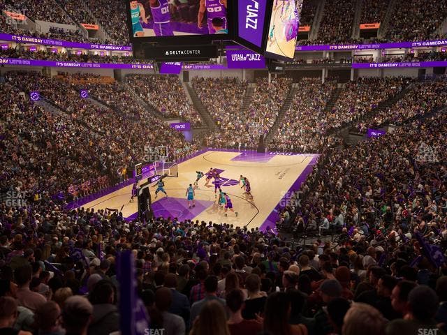 Delta Center - Section 22 Seat View