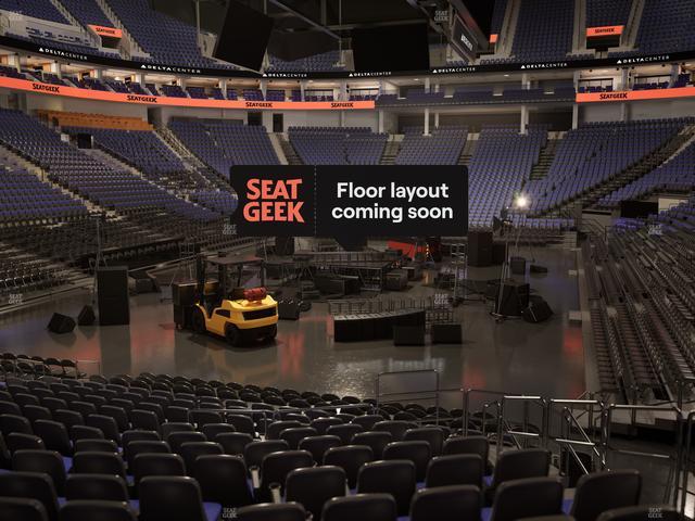 Delta Center - Section 22 Seat View