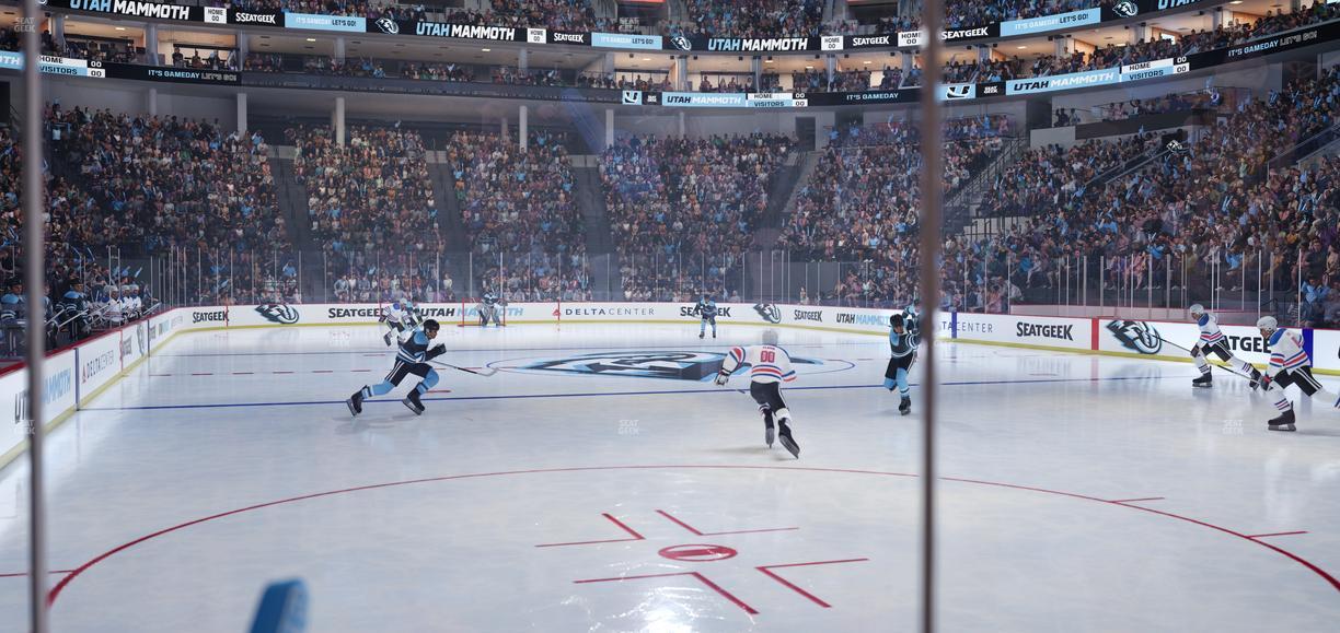 Delta Center - Section 3 Seat View