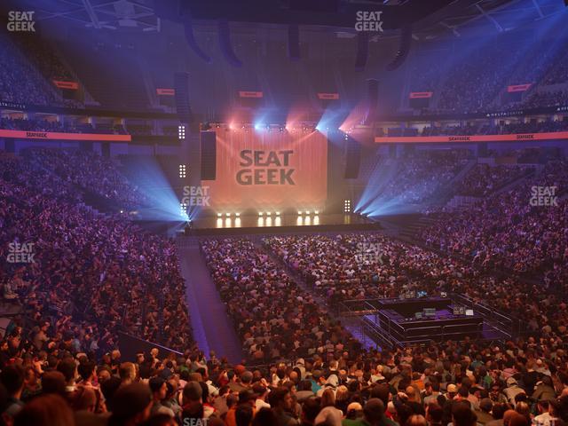 Delta Center - Section 3 Seat View