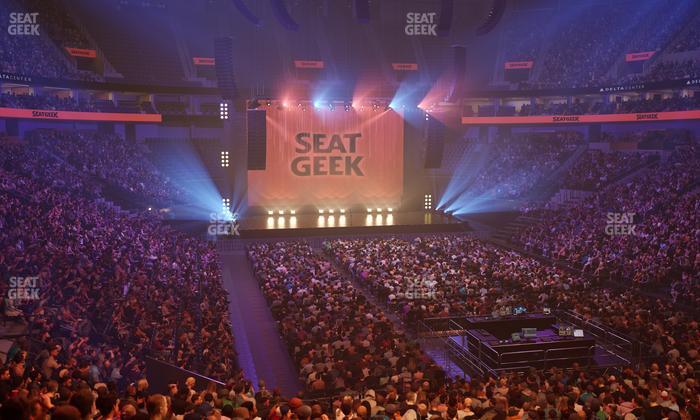 Delta Center - Section 3 Seat View