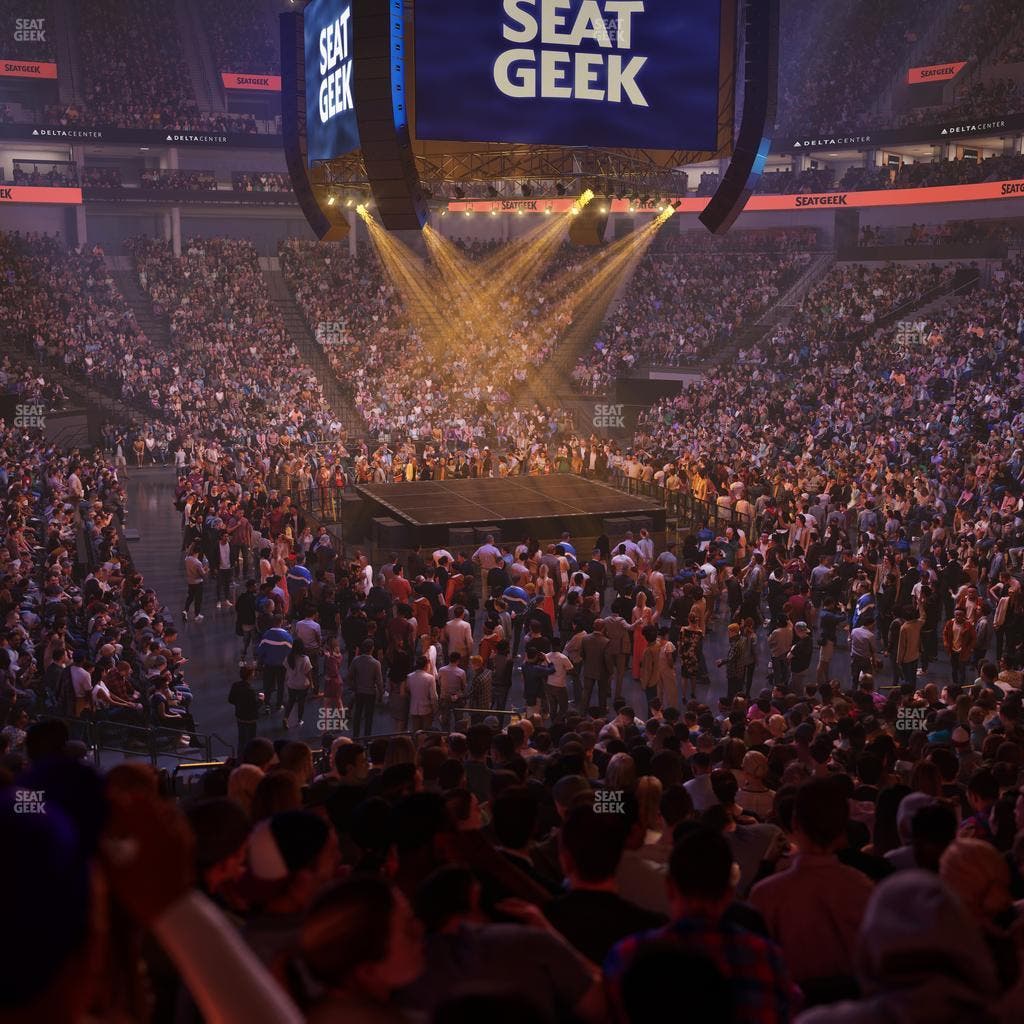 Delta Center - Section 3 Seat View