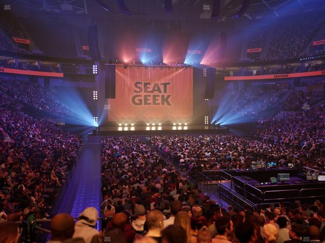 Delta Center - Section 3 Seat View