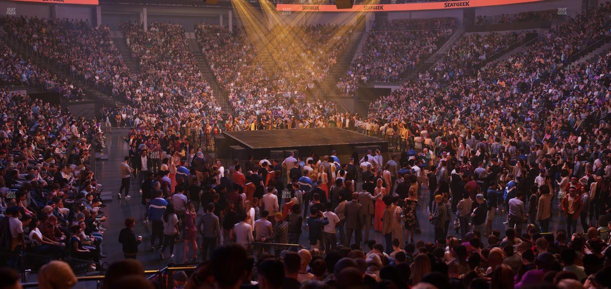Delta Center - Section 3 Seat View