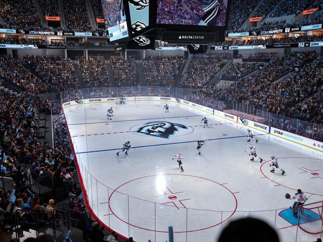 Delta Center - Section 3 Seat View