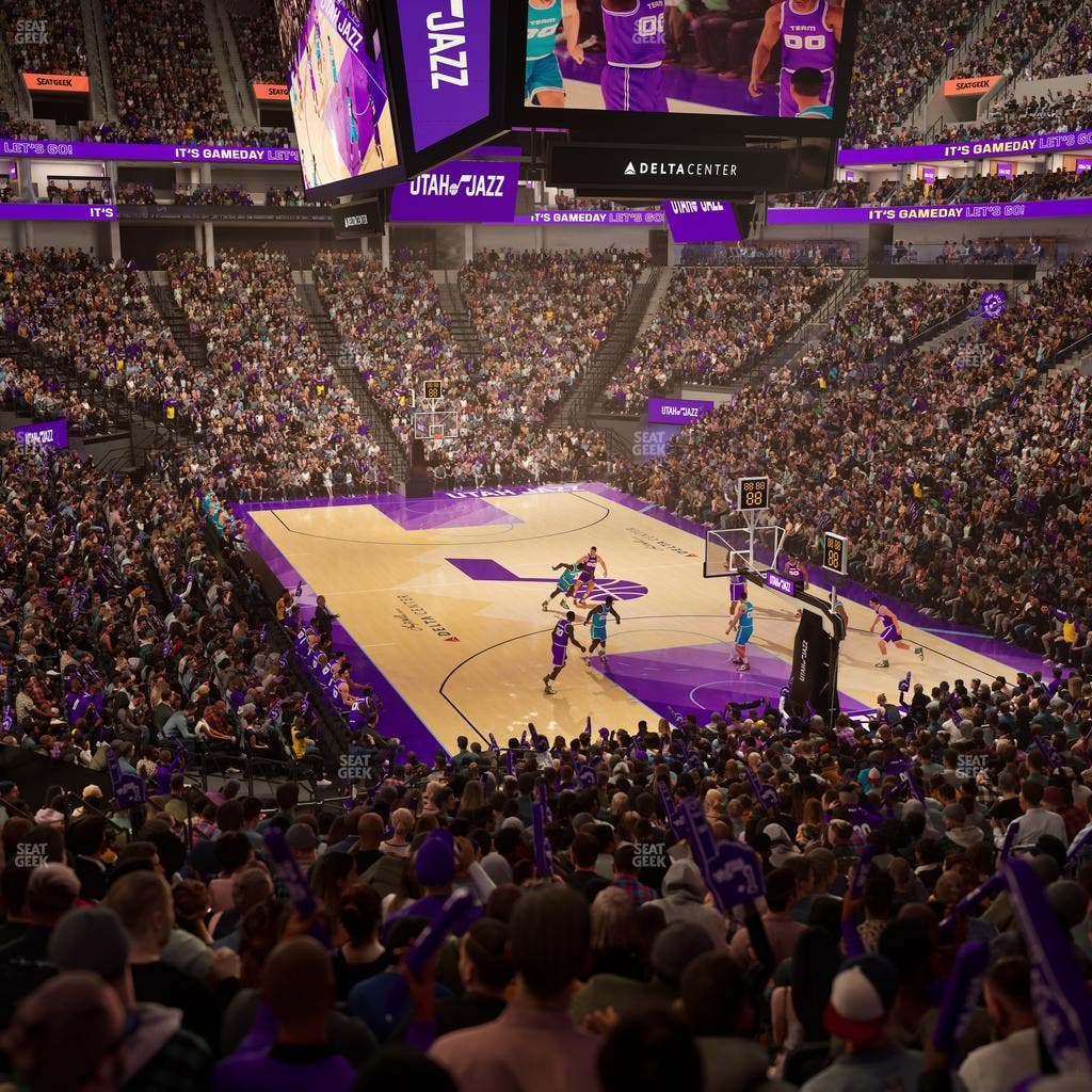Delta Center - Section 3 Seat View