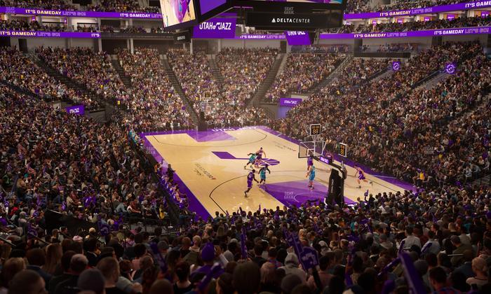 Delta Center - Section 3 Seat View