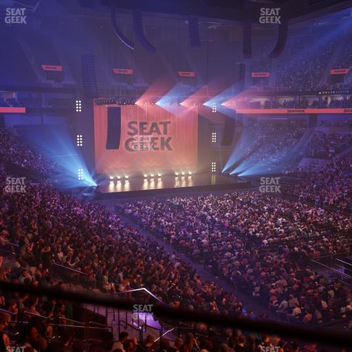 Delta Center - Section 4 Seat View