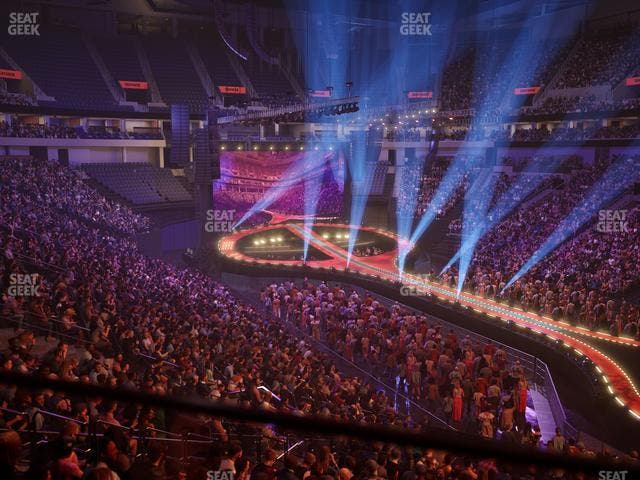Delta Center - Section 4 Seat View