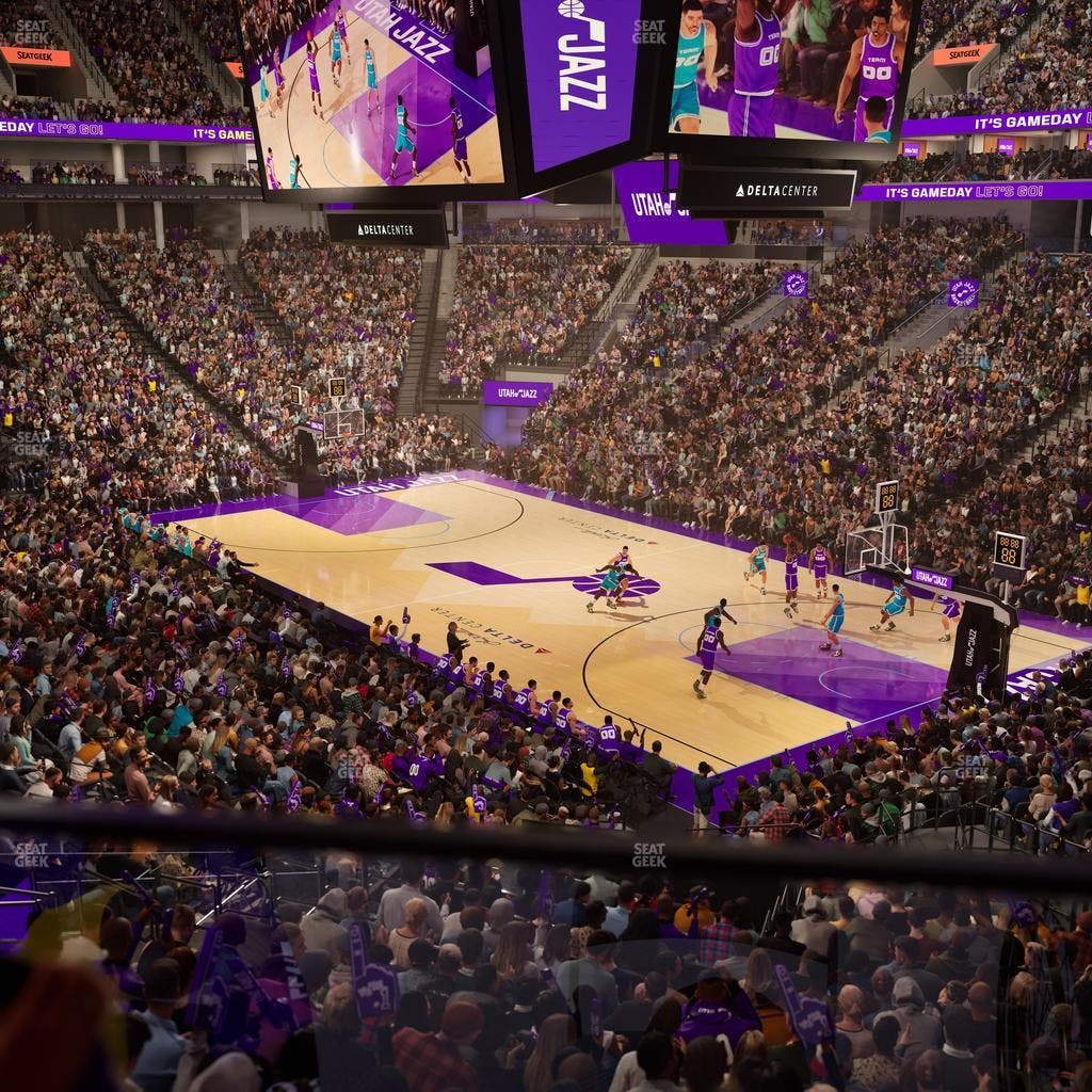 Delta Center - Section 4 Seat View