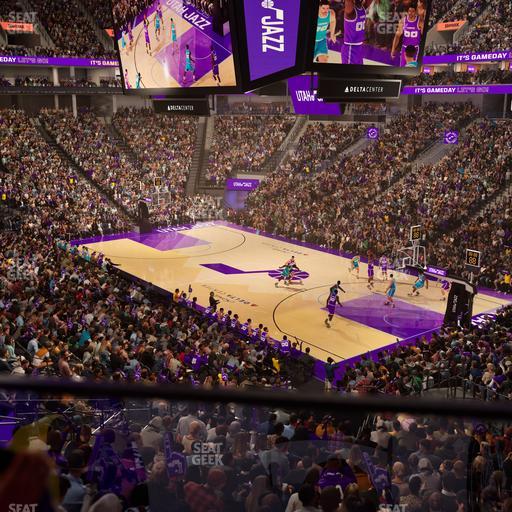 Delta Center - Section 4 Seat View