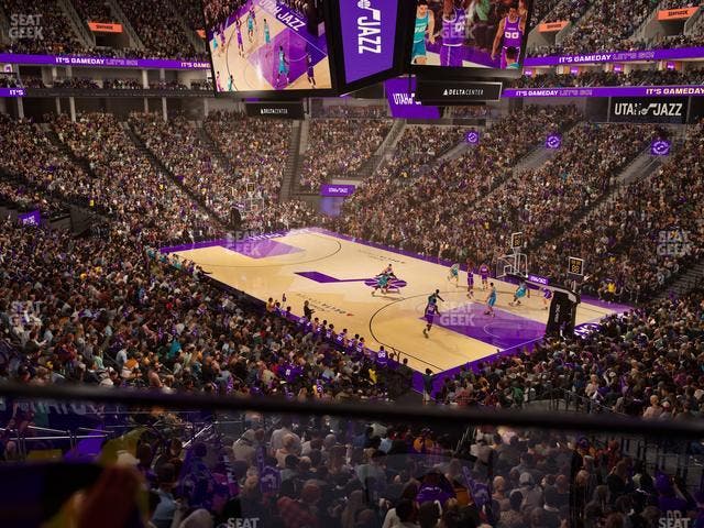Delta Center - Section 4 Seat View