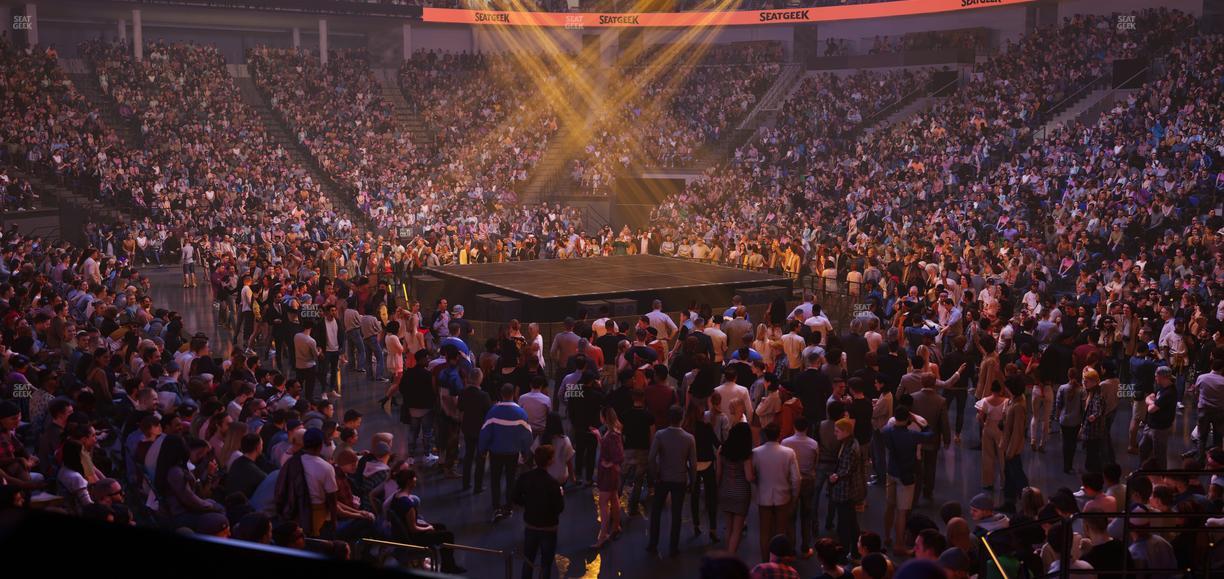 Delta Center - Section 4 Seat View