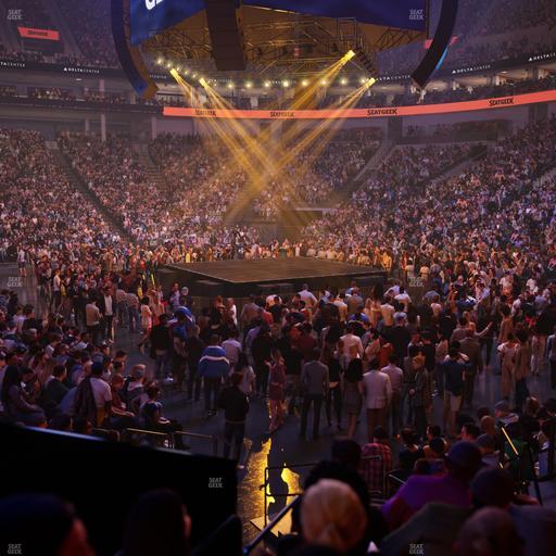Delta Center - Section 4 Seat View