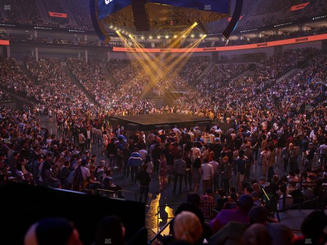 Delta Center - Section 4 Seat View