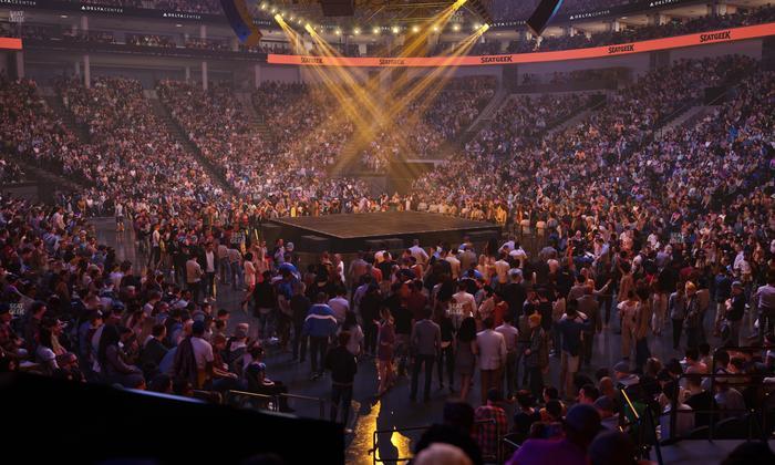 Delta Center - Section 4 Seat View