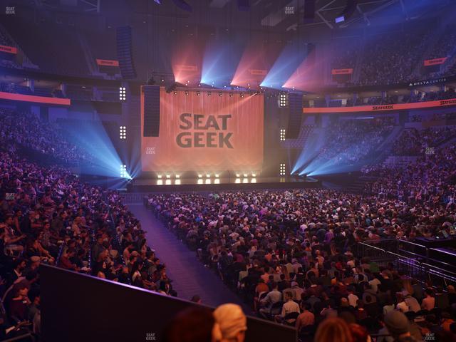 Delta Center - Section 4 Seat View